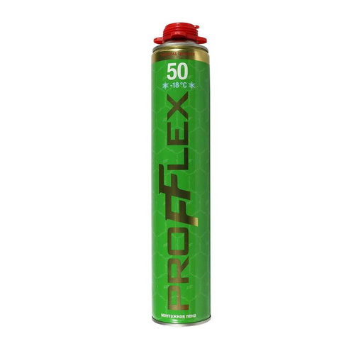 Пена профессиональная PROFFLEX PRO GREEN 50 л 780 гр 850 млзимняя (-18)