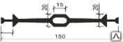 Профильное уплотнение АКВАСТОП СВГ-150 (ПВХ-П)