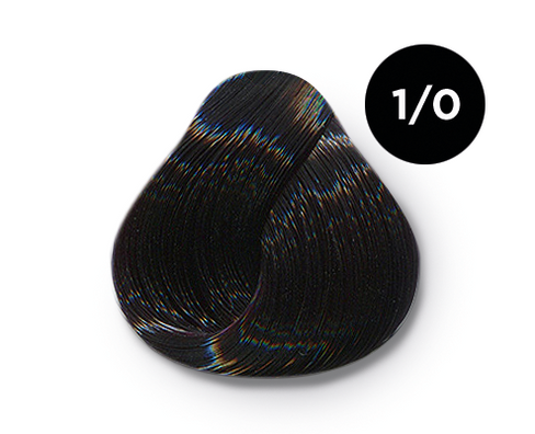 Перманентная крем-краска для волос Ollin Color (770211, 1/0, иссиня-черный, 100 мл, Брюнет) Ollin Professional (Россия)