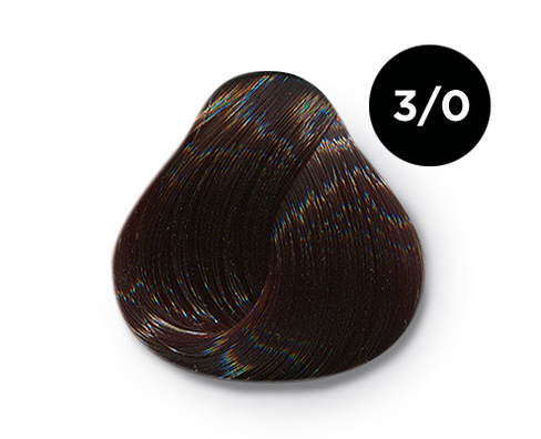 Перманентная крем-краска для волос Ollin Color (770242, 3/0, темный шатен, 100 мл, Шатен) Ollin Professional (Россия)