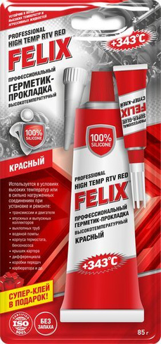 Герметик Прокладка 85Г Красный Felix 411040057