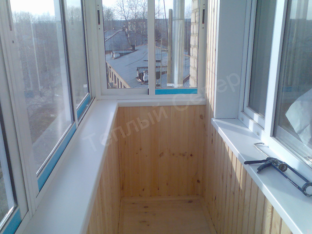 Остекление и отделка балкона под ключ цена в москве