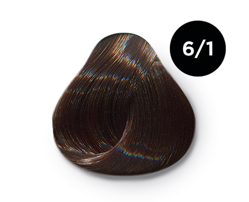 Перманентная крем-краска для волос Ollin Color (770426, 6/1, темно-русый пепельный, 100 мл, Русый) Ollin Professional (Р