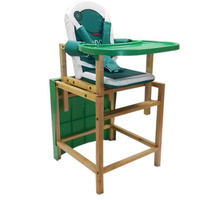 Стол-стул для кормления Babys Froggy (лягушка) зеленый лакированный Сенс-М