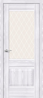 Дверь межкомнатная Прима-3 Riviera Ice White Сrystal mr.wood