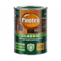 Пропитка Pinotex Classic декоративно-защитная для древесины калужница 1л