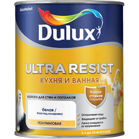 Ultra Resist, полуматовая база, BW, для кухни и ванной, Dulux, 2,5 л