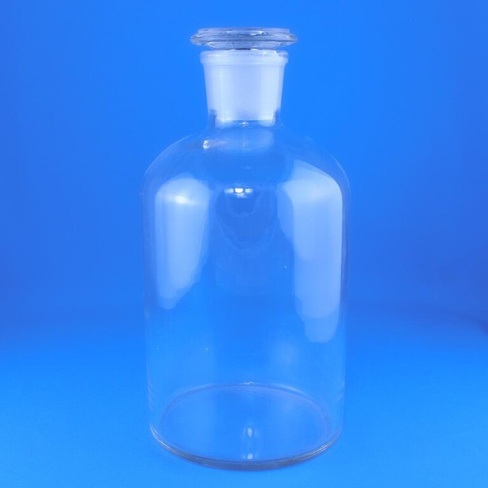 Склянка для реактивов, 1000 мл, светлое стекло, с притёртой пробкой, узкое горло
