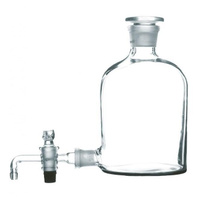 Склянка для реактивов с краном бутыль Вульфа, 1000 мл