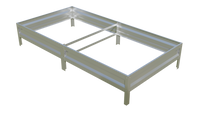 Удачная грядка длина 2 метра ширина 1,2 метра высота 20 см цинк