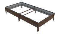 Удачная грядка длина 2 метра ширина 0,5 метра высота 20 см 8017 шоколадно-коричневый