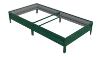 Удачная грядка длина 2 метра ширина 1,2 метра высота 20 см 6005 зелёный мох
