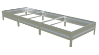 Удачная грядка длина 3 метра ширина 1,2 метра высота 20 см цинк
