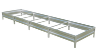 Удачная грядка длина 4 метра ширина 0,65 метра высота 20 см цинк