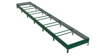 Удачная грядка длина 6 метров ширина 0,65 метра высота 20 см 6005 зелёный мох