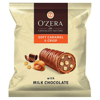Конфеты шоколадные O'ZERA Caramel & Crisp с хрустящими шариками 500 г НК943