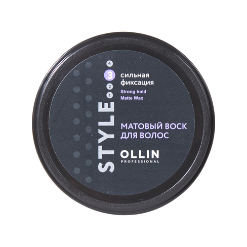 Матовый воск для волос сильной фиксации Strong Hold Matte Wax Ollin Style Ollin Professional (Россия)