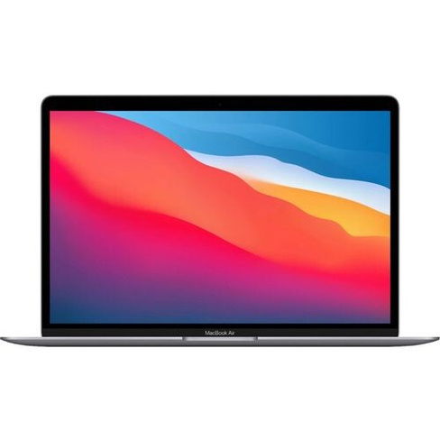Ноутбук Apple MacBook Air A2337 MGN63CH/A, 13.3", IPS, Apple M1 8 core 3.2ГГц, 8-ядерный, 8ГБ 256ГБ SSD, Mac OS, серый к