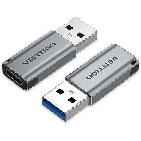 Переходник USB3.0 VENTION CDPH0, USB 3.0 A(m) - USB Type-C (f)