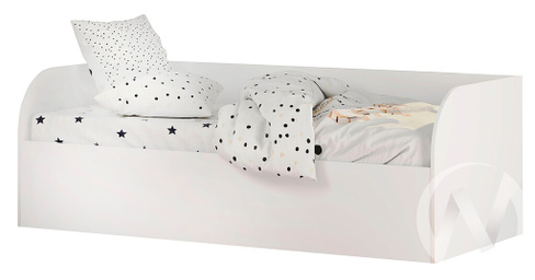 Кровать детская с подъемным механизмом КРП-01 Трио (белый/белый)