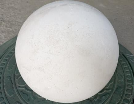Шар бетонный Д 20 см, цвет натуральный белый