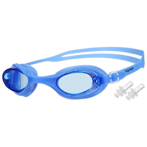 Очки для плавания onlytop, беруши, цвет синий ONLYTOP