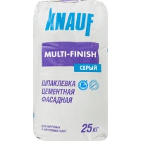Шпаклевка цементная Мультифиниш 25 кг Knauf 1 уп 36 шт