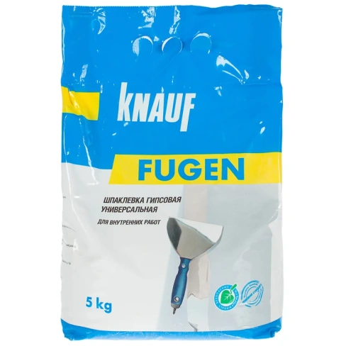 Шпаклевка гипсовая Фуген 5 кг Knauf 1 уп 220 шт