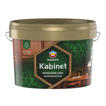 Kabinet 20, полуматовый лак, 2,4 л