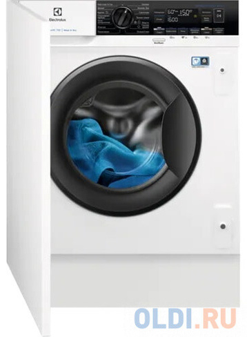 Встраиваемая стиральная машина ELECTROLUX/ Встраиваемая стирально-сушильная машина,загрузка 8кг, Сушка 4 кг, 1600 об/мин
