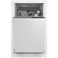Встраиваемая посудомоечная машина HOTPOINT HIS 1C69, узкая, ширина 44.8см, полновстраиваемая, загрузка 10 комплектов Hot