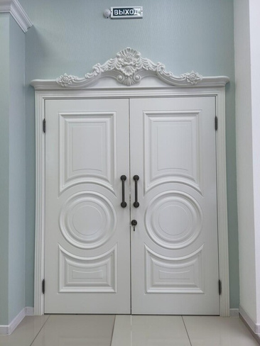 Межкомнатная дверь Богема эмаль белая ДГ