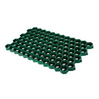 Решетка газонная пластиковая Gidrolica Eco Standart зеленая C250 700х400х32,8 мм