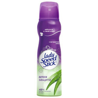 Lady Speed Stick Дезодорант-антиперспирант Алоэ Защита, спрей, флакон, 150 мл, 1 шт.