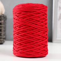 Шнур для вязания без сердечника 70% хлопок, 30% полиэстер ширина 3мм 100м/160±10гр (126) Softino
