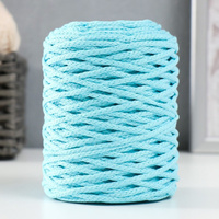 Шнур для вязания без сердечника 70% хлопок, 30% полиэстер ширина 3мм 100м/160±10гр (118) Softino
