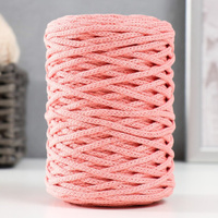 Шнур для вязания без сердечника 70% хлопок, 30% полиэстер ширина 3мм 100м/160±10гр (124) Softino