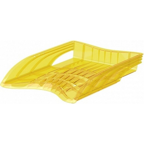 Пластиковый лоток для бумаг ErichKrause S-Wing Neon