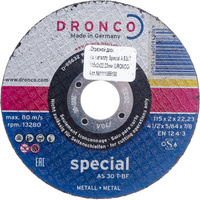 Диск отрезной по металлу DRONCO Special AS30T