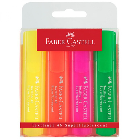 Набор текстовыделителей Faber-Castell 46 Superfluorescent