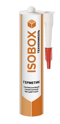 Герметик силиконовый санитарный бесцветный Isobox 260 мл