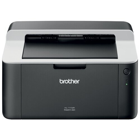 Принтер Brother HL-1112R, ч/б, A4, черный/белый