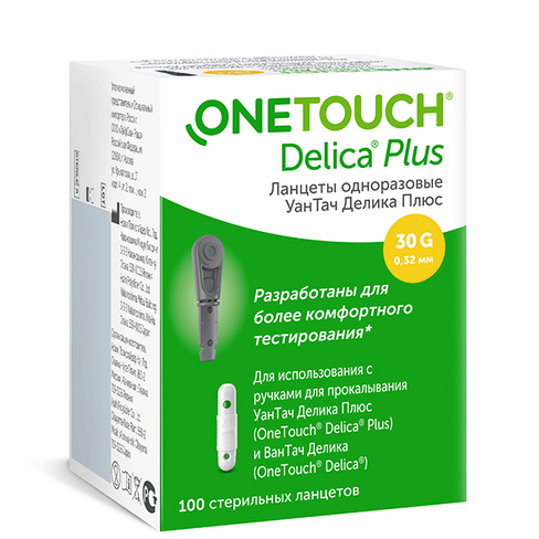 Ланцеты One Touch Delica Plus №100