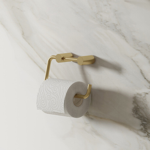 Держатель для туалетной бумаги без крышки IDDIS Petite (PETG000i43), золото