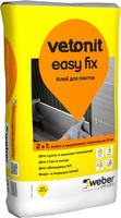WEBER.VETONIT Easy Fix клей клей для плитки и керамогранита (25кг)