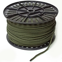 Веревка полипропиленовая плетеная 6 мм, хаки