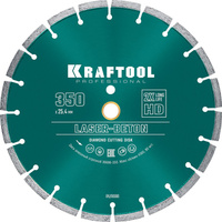 KRAFTOOL LASER-BETON 350 мм (25.4/20 мм, 10х3.2 мм), алмазный диск (36686-350)