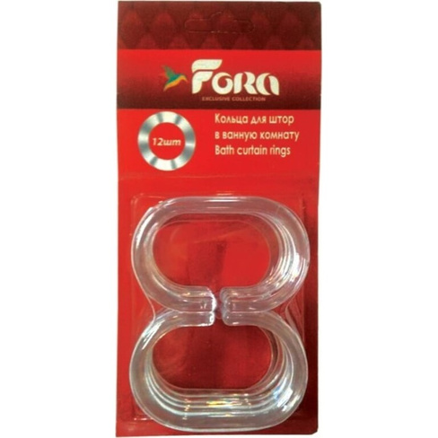 Пластиковые кольца для штор FORA K12