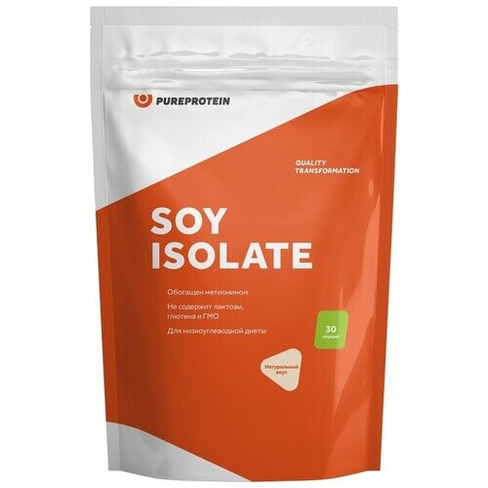 Протеин Pure Protein Soy Isolate, 900 гр., нейтральный