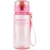 Бутылка для воды POWCAN - pink 400 мл. глянцевая Powcan